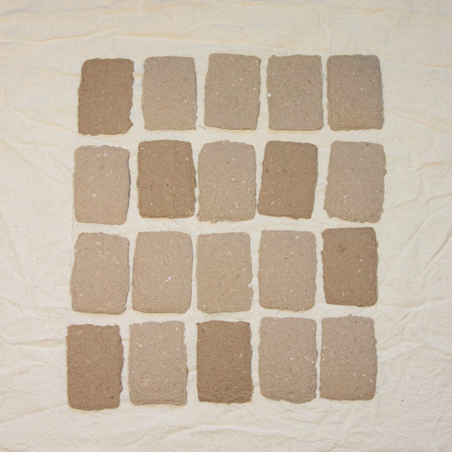 6x9 rusvos kortelės, 20 vnt.