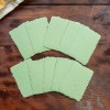 7x10 kortelės, žalsvos, 10 vnt.