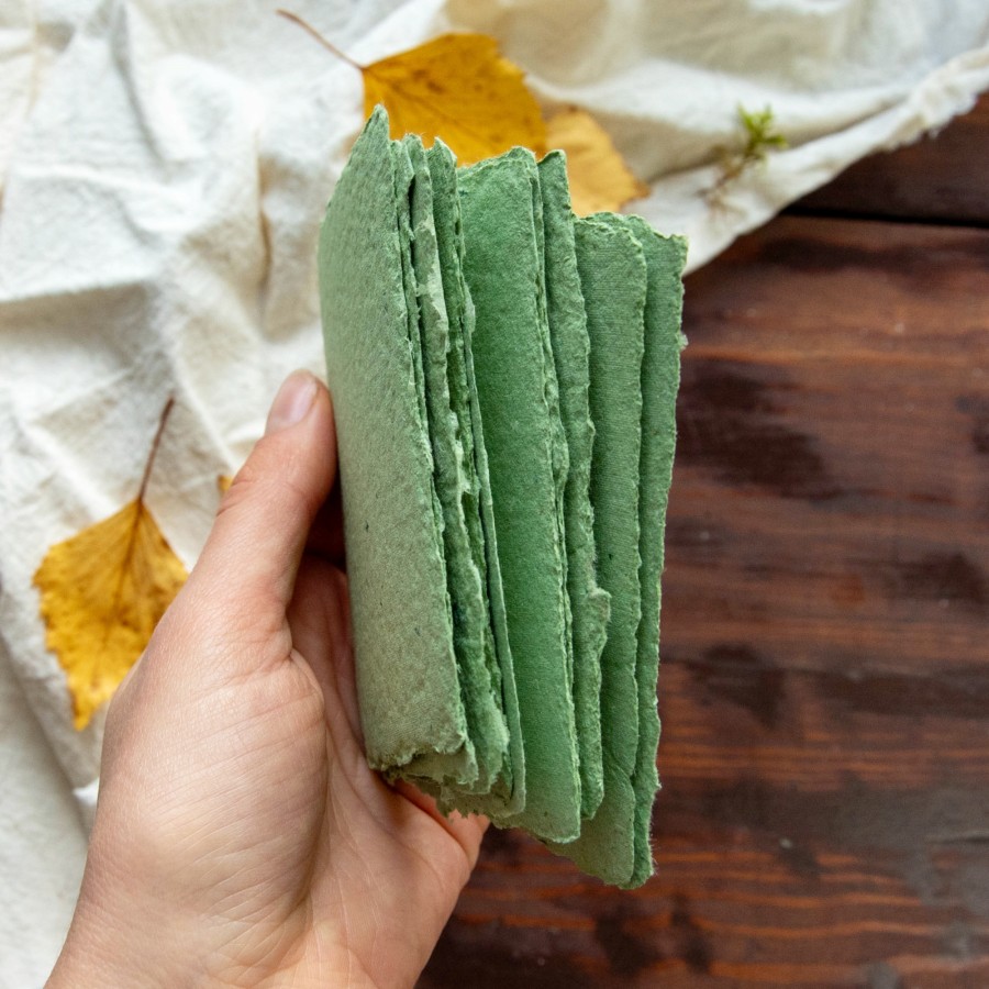 7x10 kortelės, žalsvos, 10 vnt.