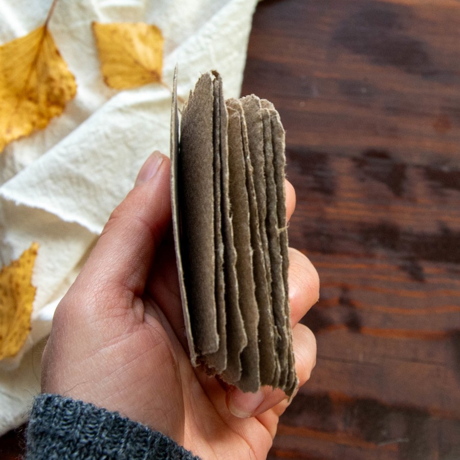 7x7 rusvos kortelės, 10 vnt.