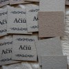 AČIŪ kortelės 6x6 cm, 20 vnt.