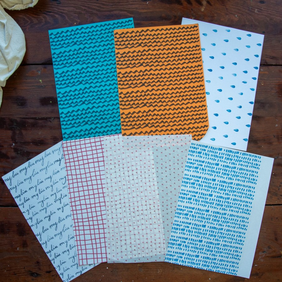 Lapų rinkinys koliažui