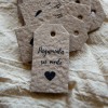 PAGAMINTA etiketės 3x6 cm, 20 vnt.