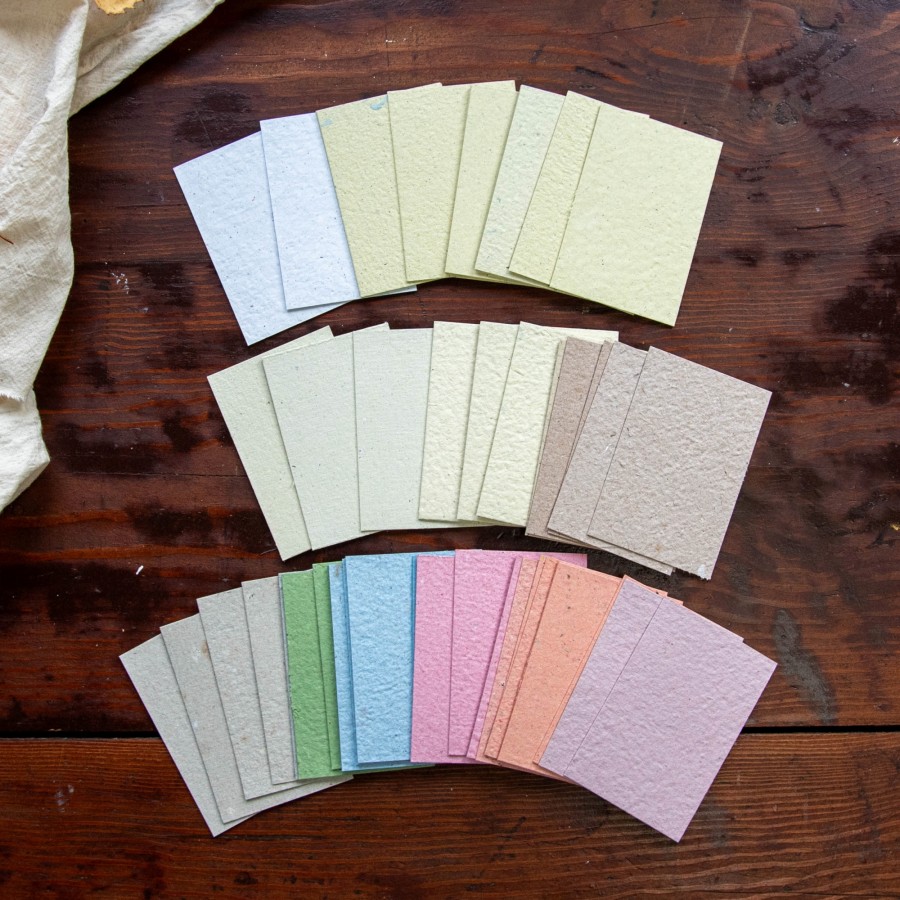 Perdirbto popieriaus kortelių rinkinys, 50 vnt.