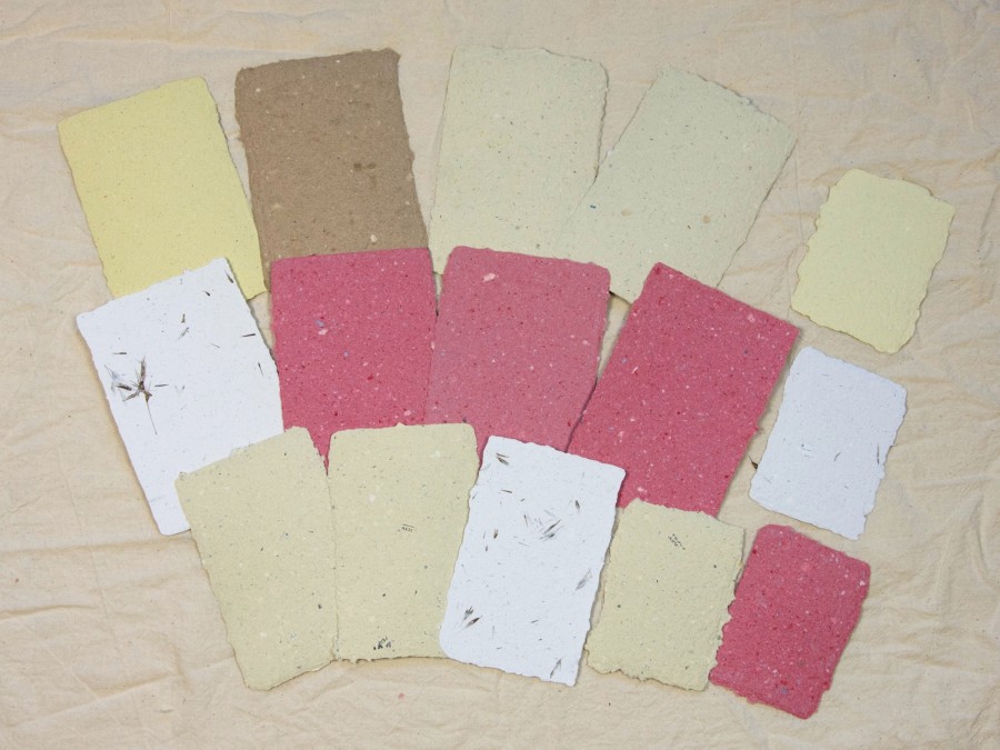 Perdirbto popieriaus lapų rinkinys, 15 vnt.