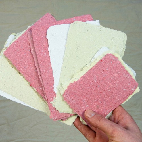 Perdirbto popieriaus lapų rinkinys, 15 vnt.