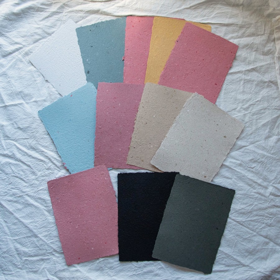 Perdirbto popieriaus lapų rinkinys, 15x21 cm, 12 vnt.