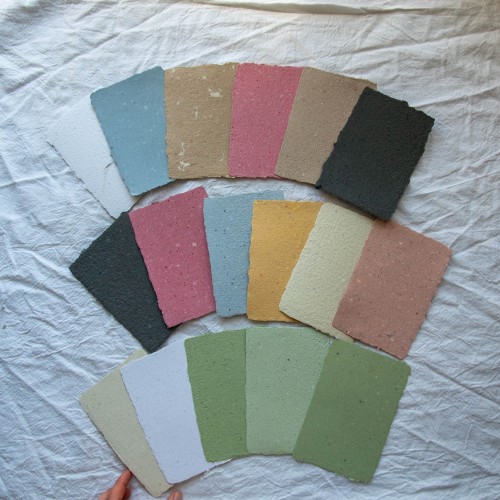 Perdirbto popieriaus rinkinys, 10x15, 17 vnt.