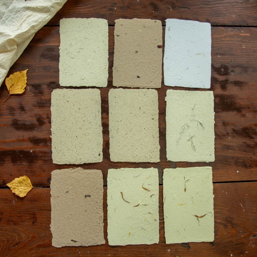 Popierius su augalais, 10x15, 9 vnt.